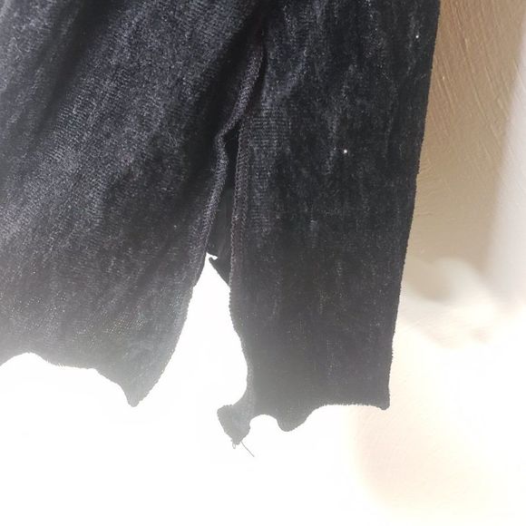 Vintage Y2K Velvet Goth Trumpet Sleeve Empire Blouse Size Small - Picture 7 of 10